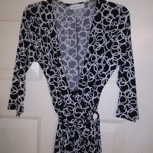 NWOT Sexy Nine West wrap dress midi